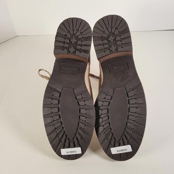 Sam Edelman DARRAH 2 Sand Suede Faux Fur Detail Lace Up Combat Boots Women Sz 10 - Picture 10 of 13